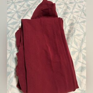 Snag Opaque Tights - Burgundy